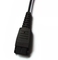 Kabel stereo 3,5 mm, wtyczka wewnętrzna, zewnętrzna, 3-biegunowy, kabel sprężynowy 2 w 1 z obudową QD na przewód telefoniczny